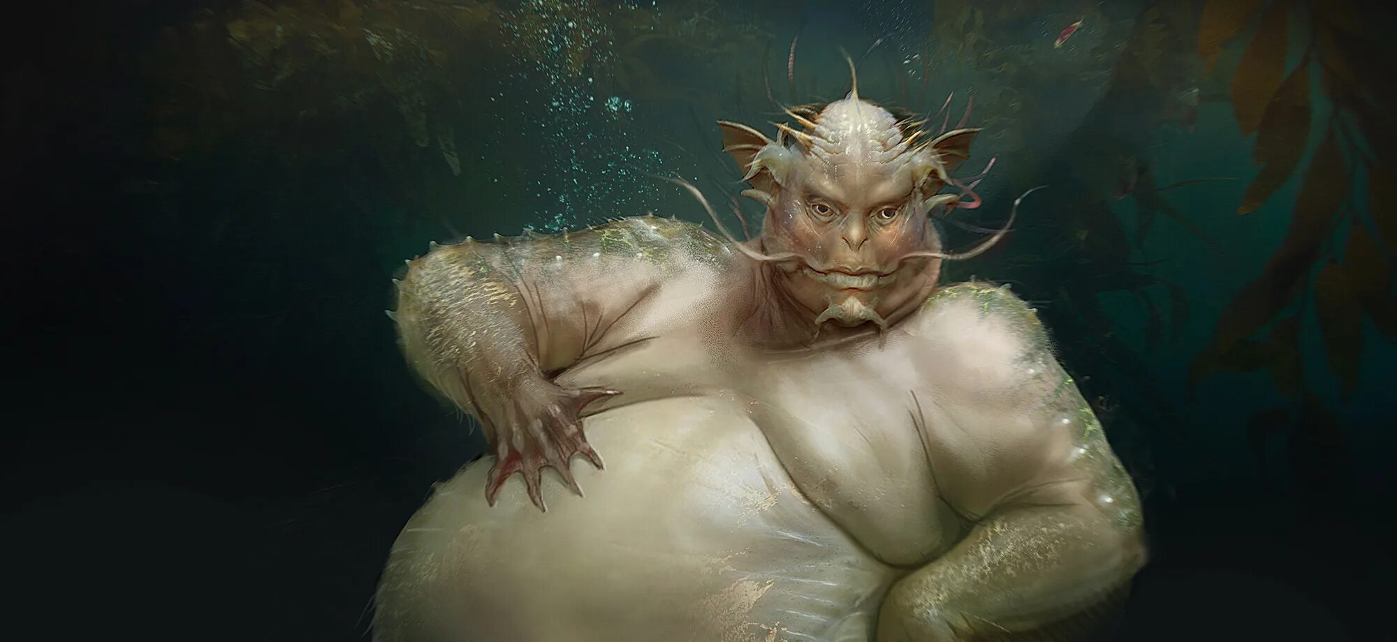Александр водяной фото Andrei Riabovitchev - Vodjanoi character done for Posledniy Bogatyr