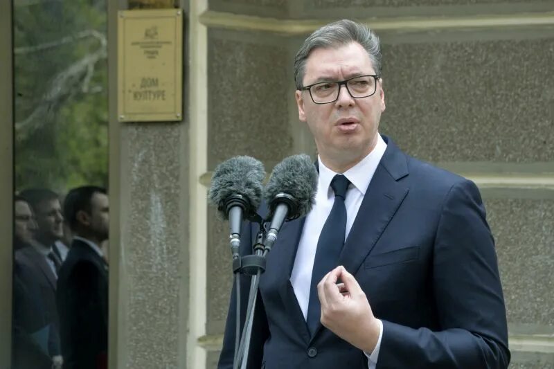 Александр вучич фото Serbia will stand even more strongly by its people in Kosovo and Metohija