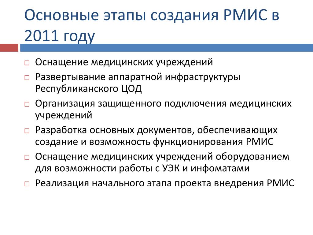 Алгоритм подключения к региональной медицинской информационной системе PPT - Создание республиканской медицинской информационной системы (РМИС) PowerPo