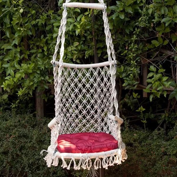 Качели макраме своими руками схема Hammock hanging chair $89 Eclectic outdoor chairs, Macrame chairs, Eclectic chai