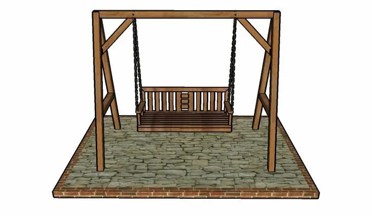 Качели руками чертежи фото How to build an a-frame swing HowToSpecialist - How to Build, Step by Step DIY P