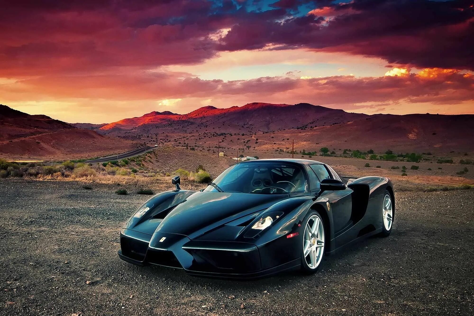 Качественное фото авто Ferrari Enzo Premium High Gloss Art Print Poster. 341P - Etsy Canada Ferrari enz