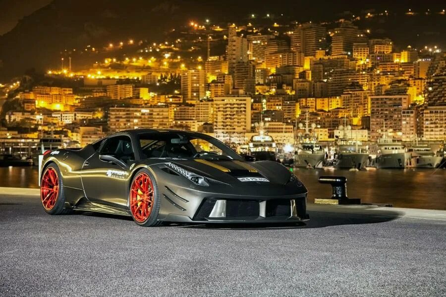 Качественное фото авто Ferrari 458 Speciale PD458 by Prior Design 2015 года выпуска. Фото 1. VERcity