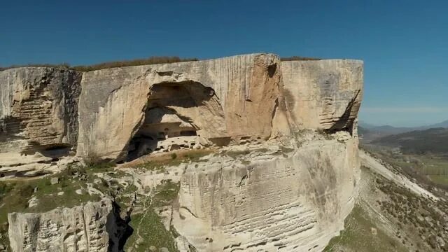 Качи кальон в крыму фото Крым 2019,Бахчисарай, пещерный город, Качи Кальон, Монастырь, Снято на квадрокоп
