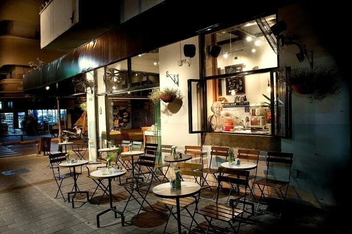 Кафе 5 фото Über Cafe by DEHAB AT WORK, Tel Aviv Israel cafe Cafe seating, Tel aviv israel, 