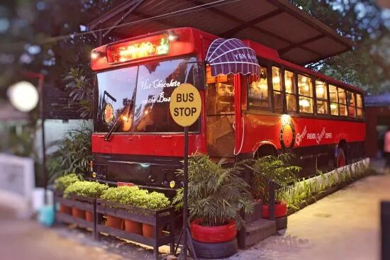 Кафе автобус фото Great place - Reviews, Photos - YGN Bus Cafe Coffee Yangon Bus - TripAdvisor