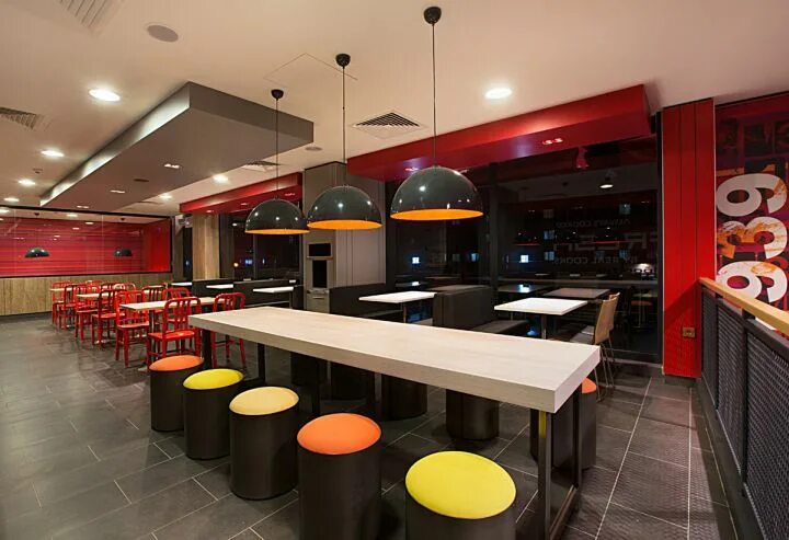 Кафе быстрого питания фото KFC restaurant by CBTE Architecture, Turkey " Retail Design Blog Restaurant inte