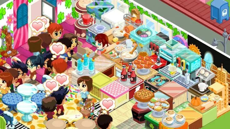 Кафе игра фото #game #games #restaurant #bakerystory #bakery story #storm8 Bakery, Online games