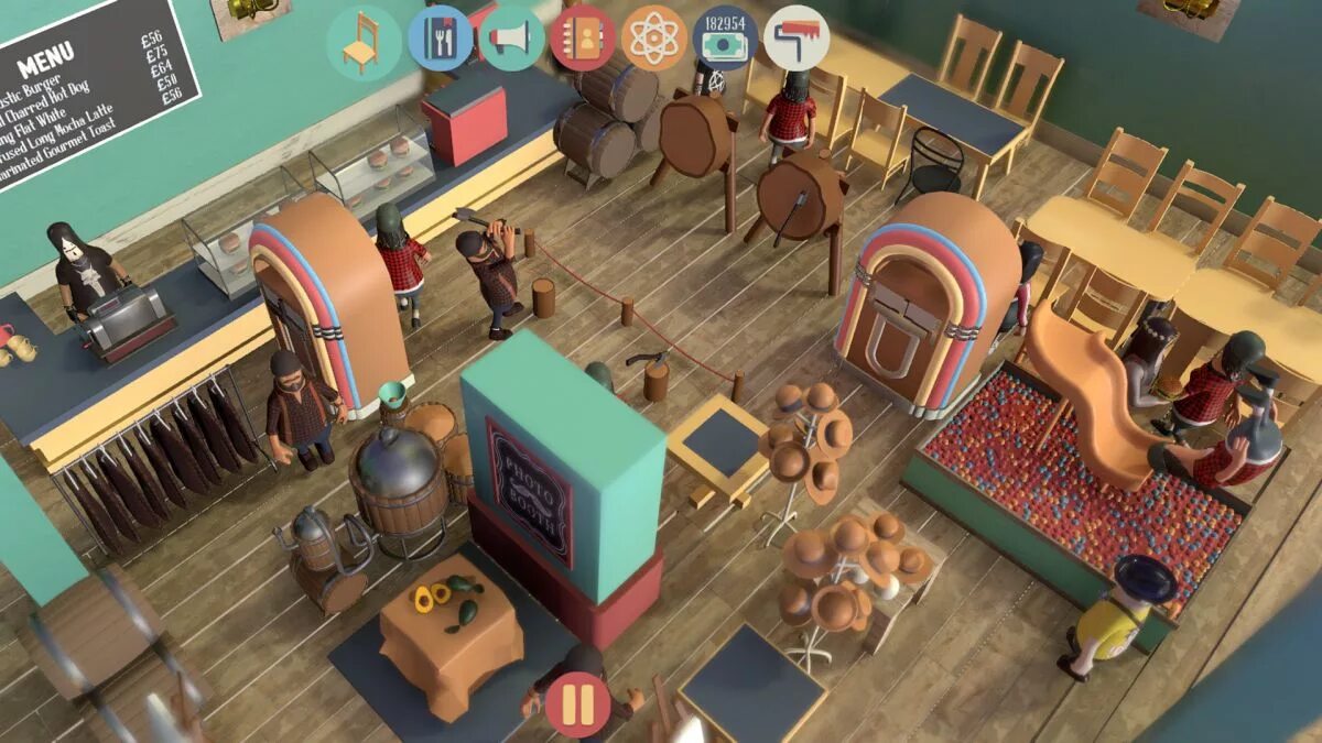 Кафе игра фото Hipster Cafe: обзор, публикации, гайды и рнд (ранний доступ) стратегия песочница