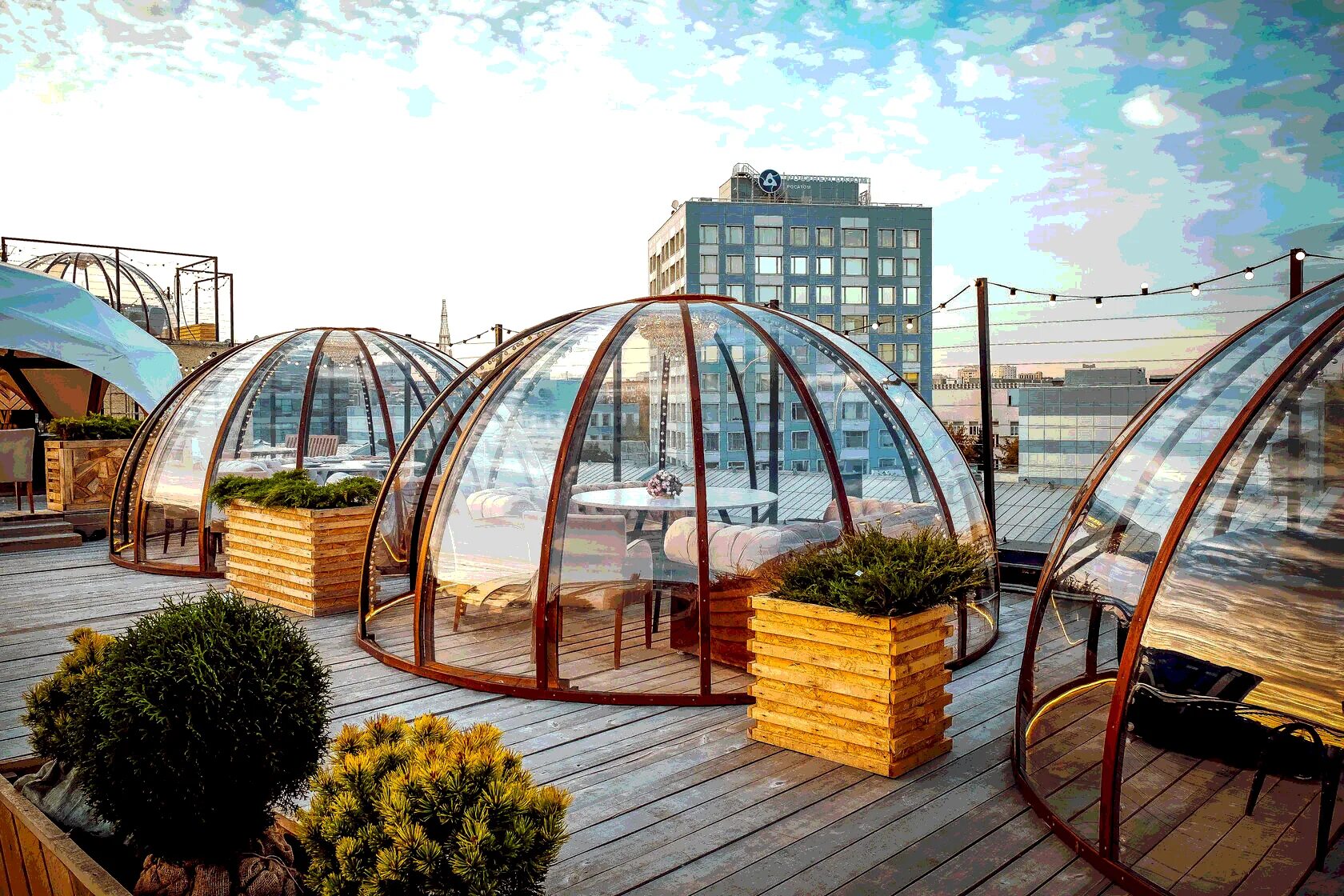 Кафе пузыри в кудрово фото Меню в Igloobar - ресторане-куполе на крыше