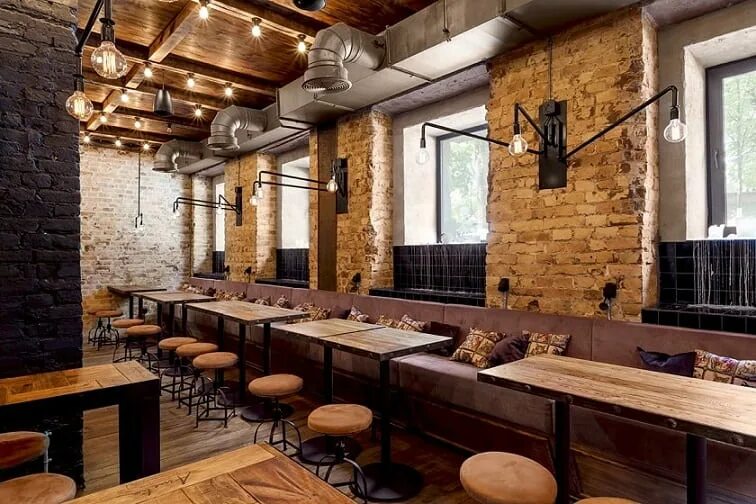 Кафе в стиле лофт ᐈ Мебель в стиле LOFT - дизайн гостиниц и отелей под ключ Блог производителя Vek