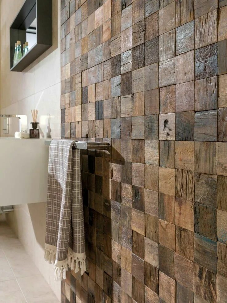 Кафель на стену фото Pin by Elizabeth Rosado Ruiz on walls Wood wall design, Bathroom interior, Woode