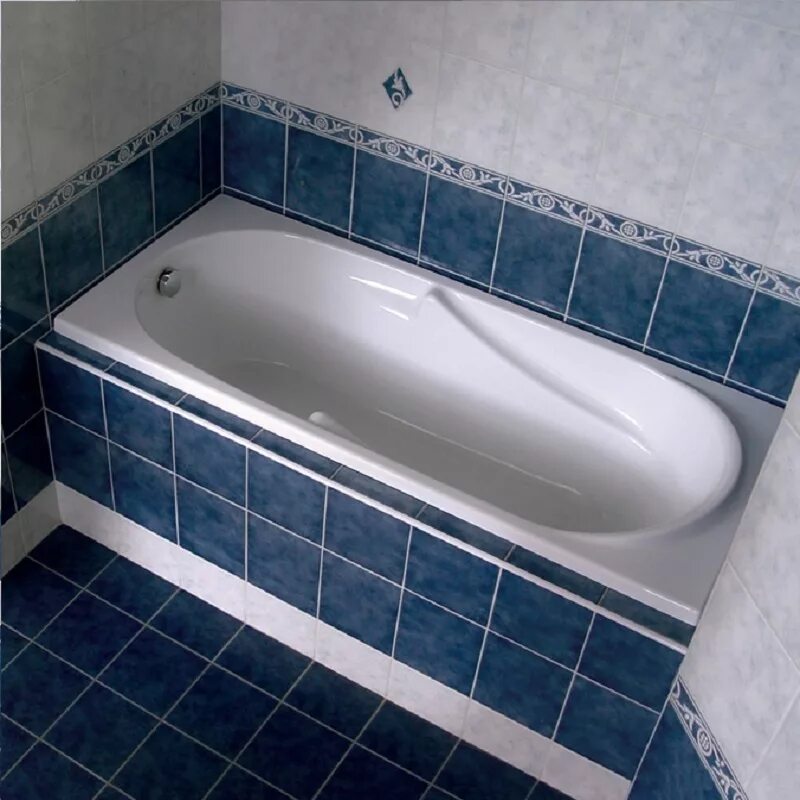 Кафель в ванной фото бюджетный Акриловая ванна Ravak Vanda II - 170х70 CP21000000, 40304 р. - Vsanuzel.Ru