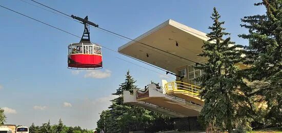 Канатка бул гагарина 1а пятигорск фото Перекресток Дорог на вершине Машука - Picture of Cable Car, Pyatigorsk - Tripadv