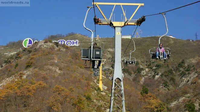 Канатная дорога олимп фото Канатная дорога Олимп Геленджика в ноябре Дороги мира
