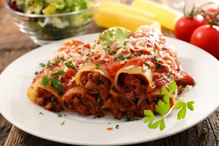 Каннеллони с фаршем рецепт с фото 10 receitas fáceis de canelone para uma refeição prática Receitas, Ideias, Canel