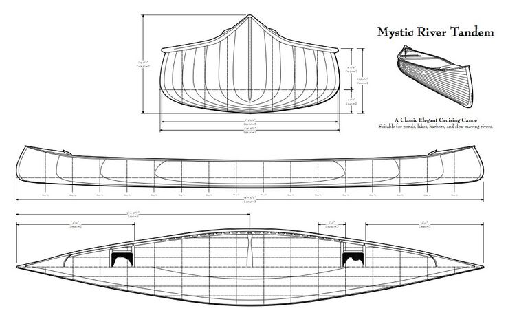 Каноэ своими руками чертежи выкройки Chesapeake Light Craft " Mystic River Canoe: Kit Option Details Canoe plans, Boa