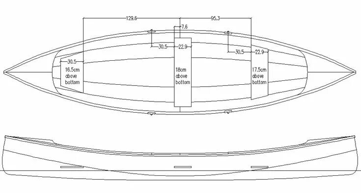 Каноэ своими руками чертежи выкройки Two sheet boats Boat building, Boat plans, Plywood boat plans