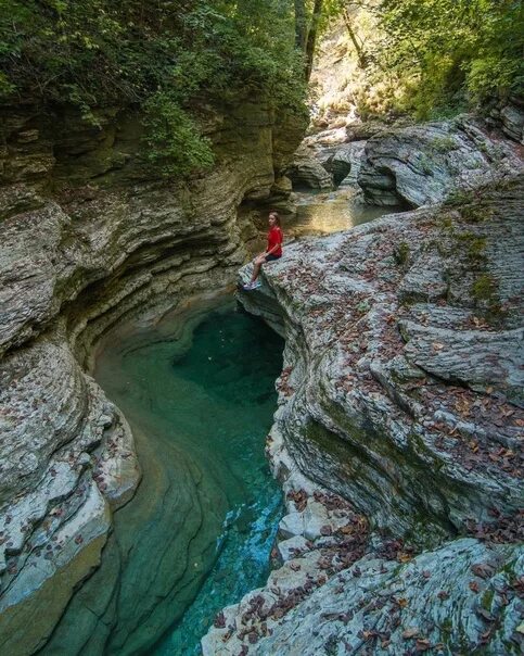 Каньон бешенка краснодарский край фото Место, где можно охладиться в жару. Это каньон реки Таштай, народное название "к