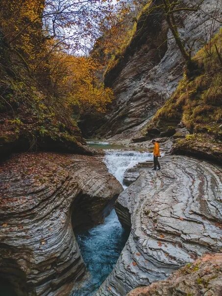Каньон бешенка краснодарский край фото Canyon of the Beshenka River. Canyon of the Beshenka River. As the author writes