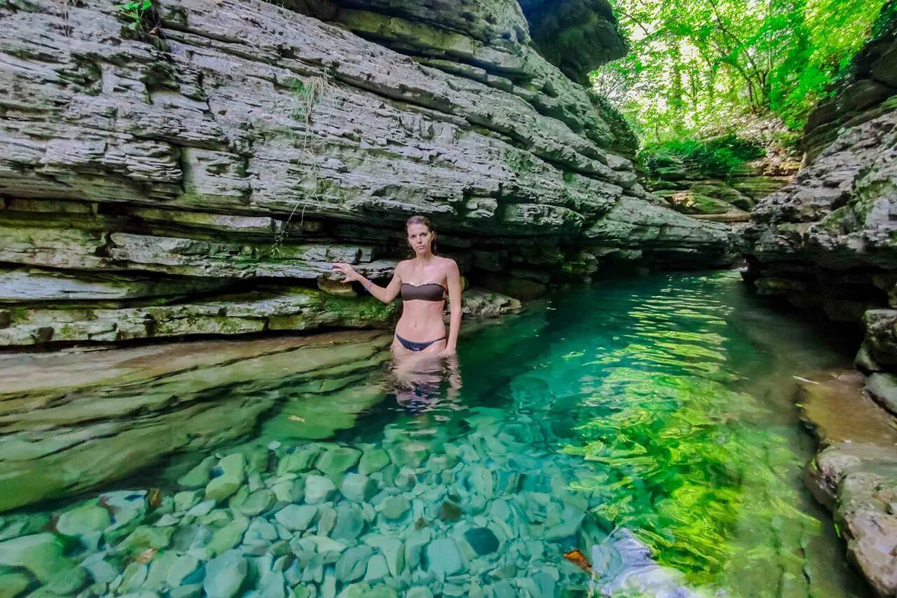 Каньон бешенка краснодарский край фото Тур в каньон реки Бешенка