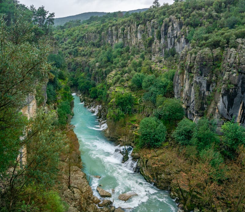 Каньон кепрюлю турция фото Turquoise Koprucay River Landscape from Koprulu Canyon National Park in Manavgat