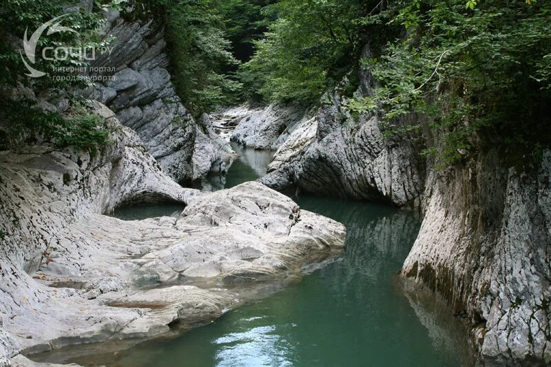 Каньон псахо краснодарский край сочи фото Каньон реки Псахо - достопримечательность Сочи