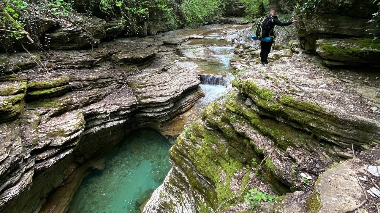 Каньон реки бешенка фото Каньон реки Бешенка, водопад Перун 30м - YouTube