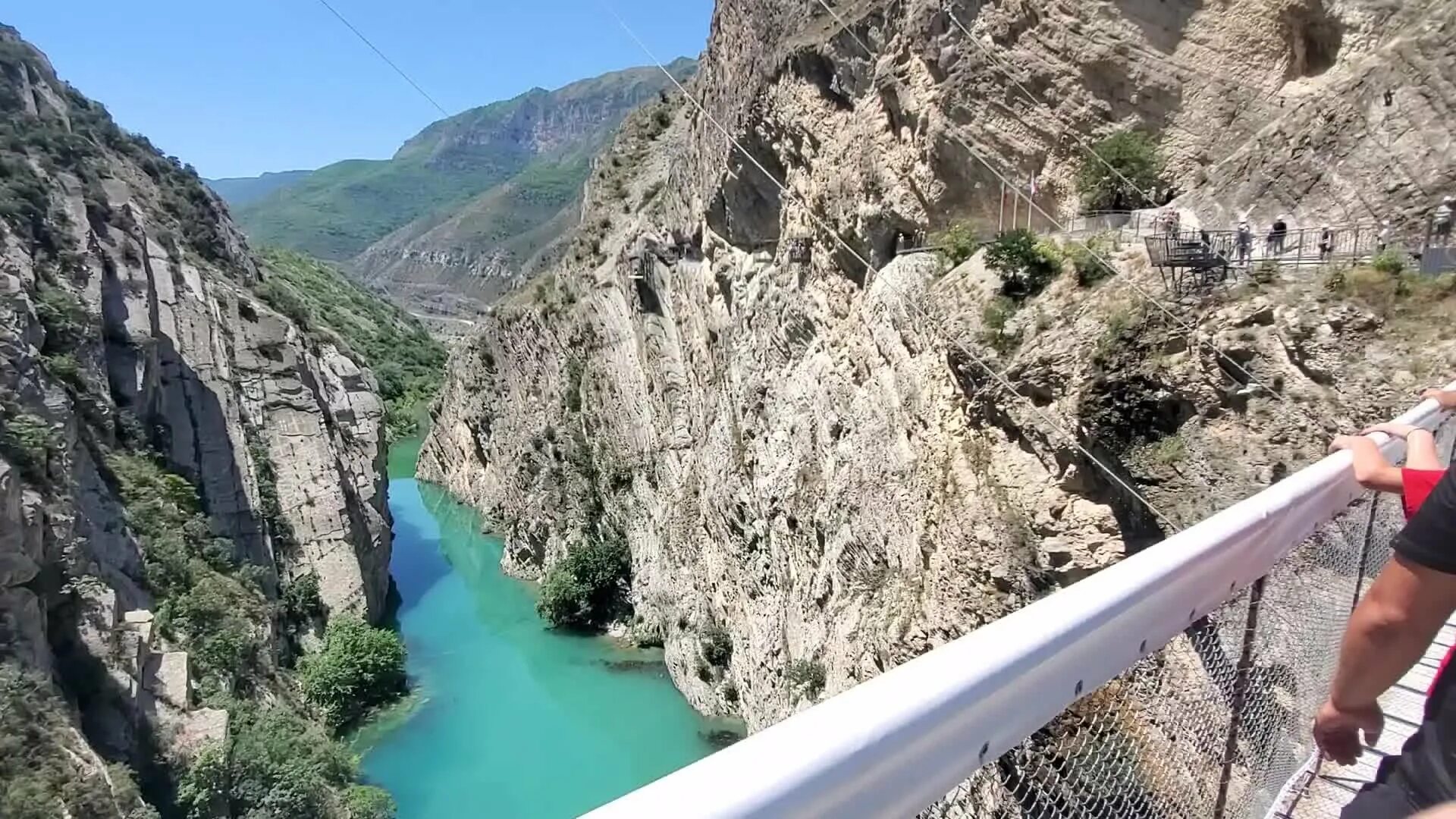Каньон в махачкале сулакского фото Подвесной мост сулакский