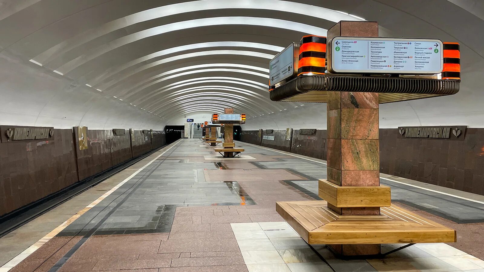 Кантемировская москва замоскворецкая линия метро кантемировская фото Завершение реконструкции участка "Автозаводская" - "Орехово" Замоскворецкой лини