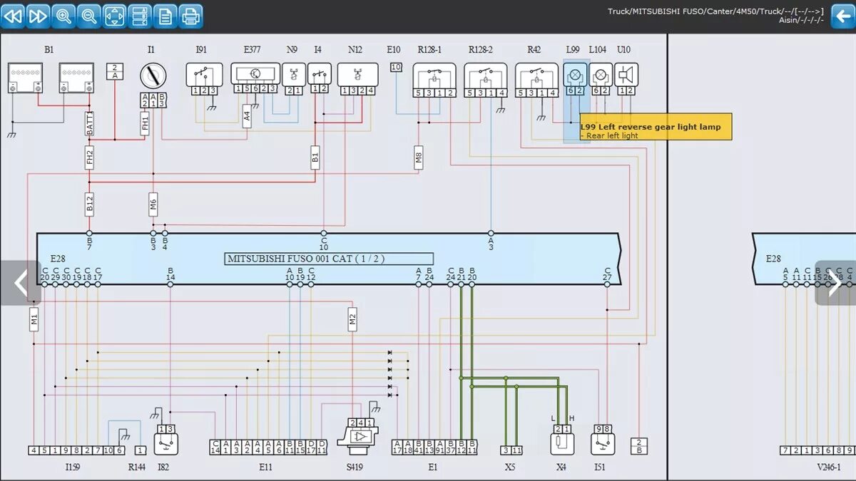 Кантер электросхема Texa IDC4E Truck 39 Software Update