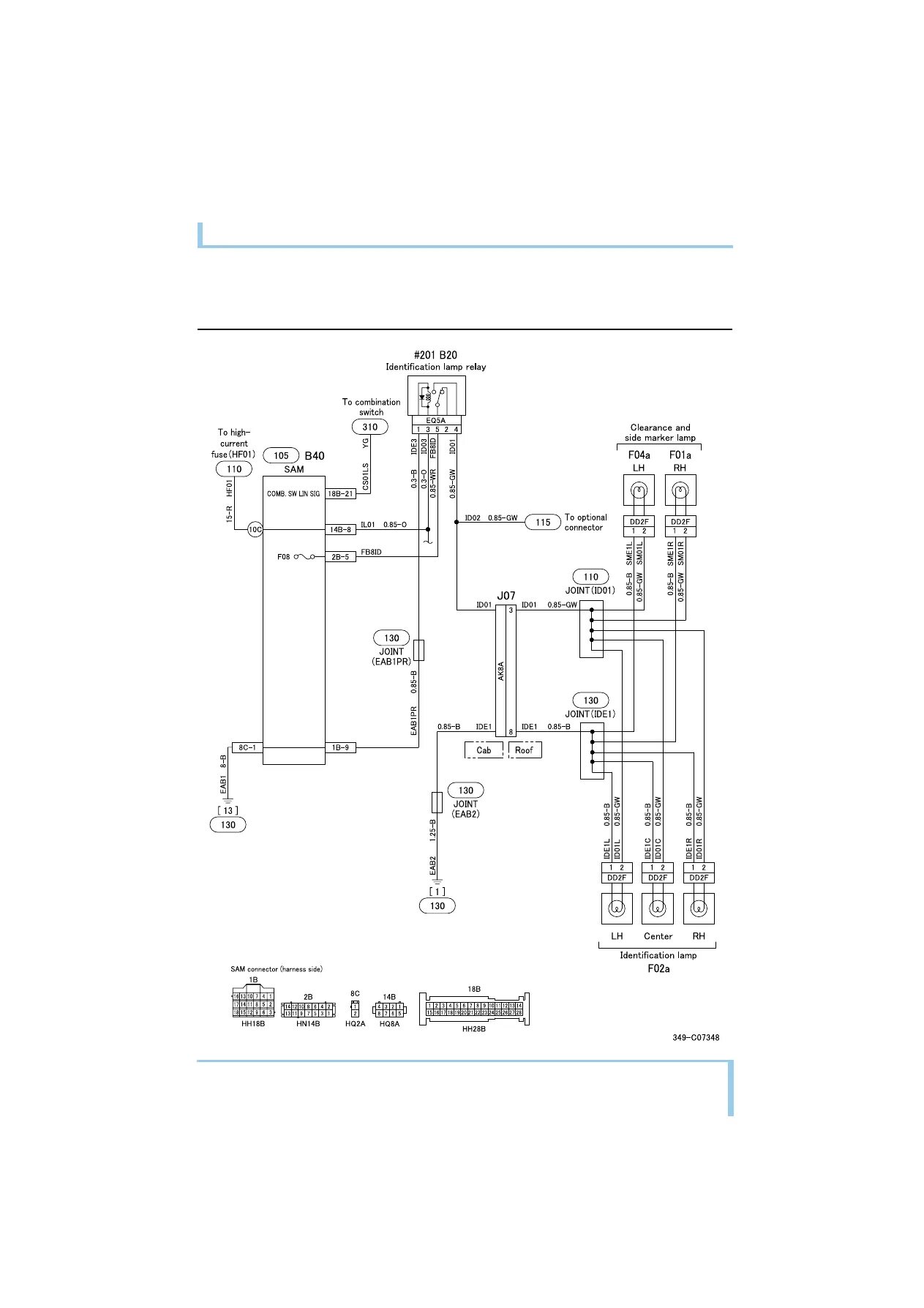 Кантер электросхема Mitsubishi Canter (FE, FG). Manual - part 69