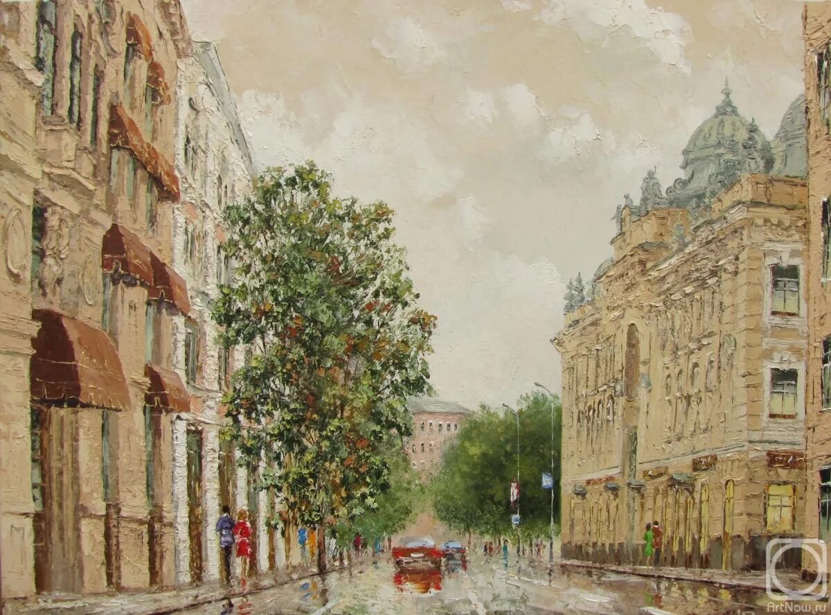Кантина московская ул 320 фото Painting "Neglinnaya street. Moscow" - buy on ArtNow.ru