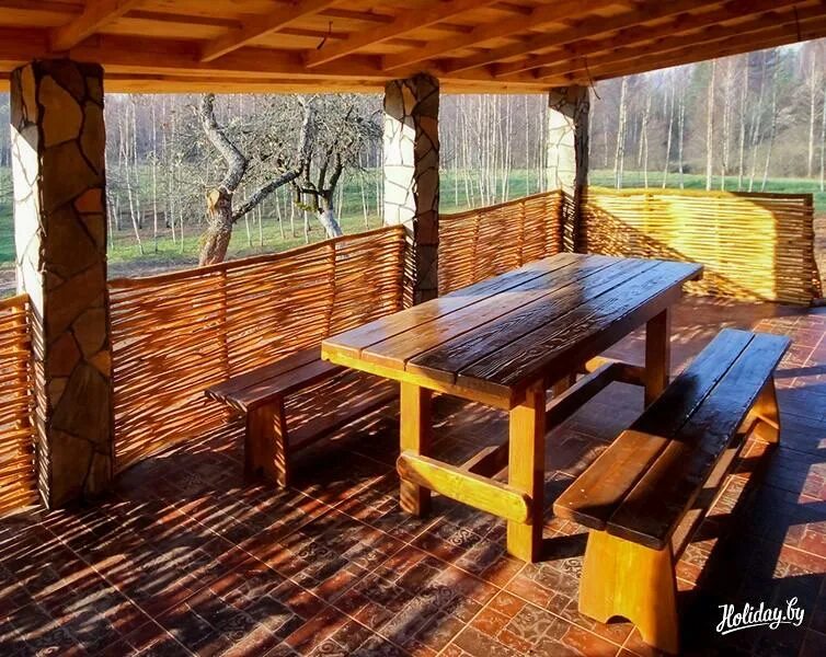 Кантри село успенское 35 фото Фото в коттедже EcoClub, гостевой дом "Кантри с террасой"