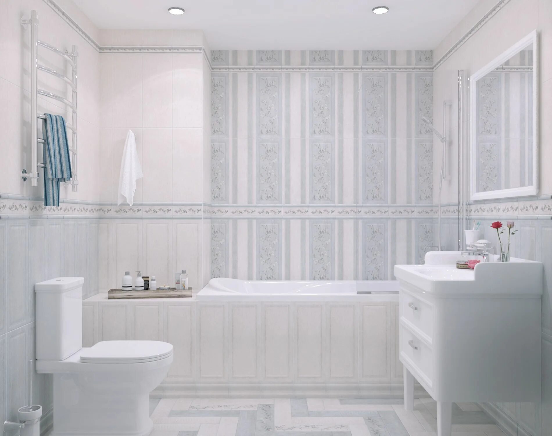 Кантри шик керама марацци в интерьере ванной Коллекция Kerama Marazzi Кантри Шик - интернет-магазин Отделкино City