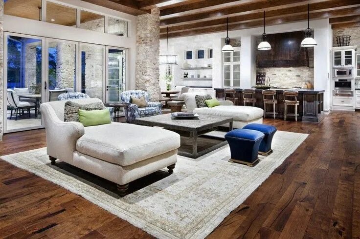 Кантри современный стиль интерьера Hill Country Modern by Jauregui Architects, Interiors Modern rustic living room,