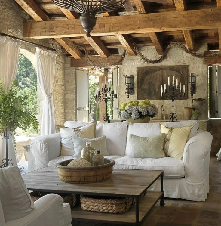 Кантри стиль в интерьере дачи Decorating Blog - Buyer Select - Fashion & Home Decor French country living room