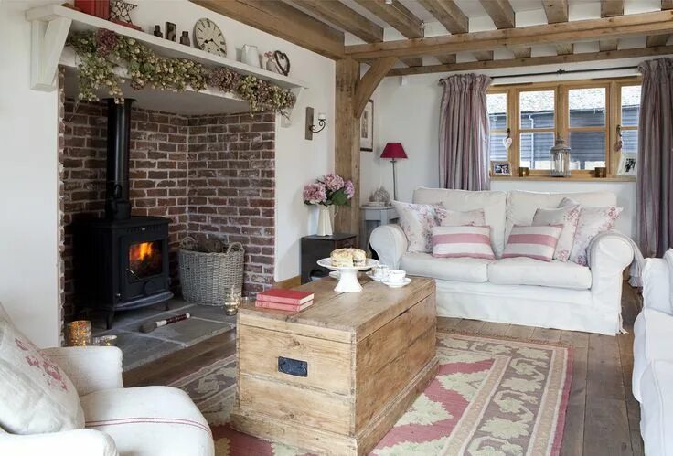Кантри стиль в интерьере дачи from little acorns......... Decoração de casa, Decoração sala, Casas