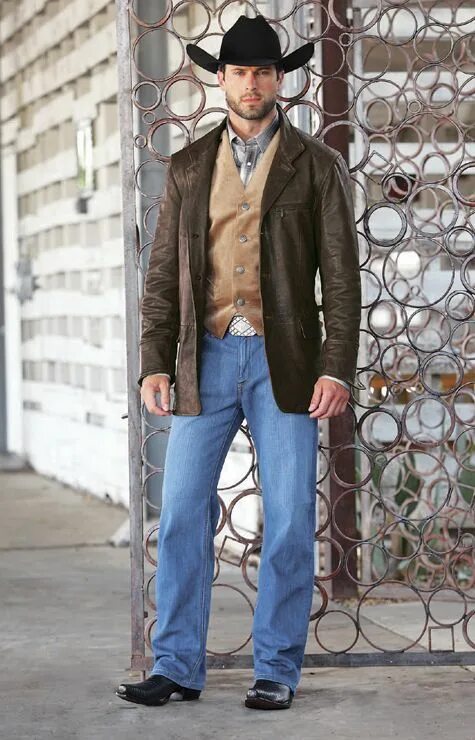 Кантри стиль в одежде мужской Cowboys and Indians Magazine Cowboy outfit for men, Cowboy outfits, Mens outfits