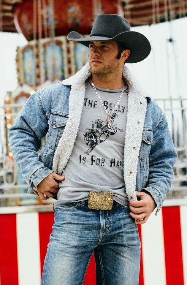 Кантри стиль в одежде мужской Sherpa, Fleece, Sheepskin Cowboy outfit for men, Mens outfits, Cowboy outfits