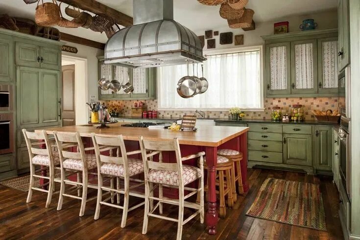 Кантри в интерьере кухни Kitchen Decor Tiles Colour french kitchen decor benjamin moore.Neutral Kitchen D