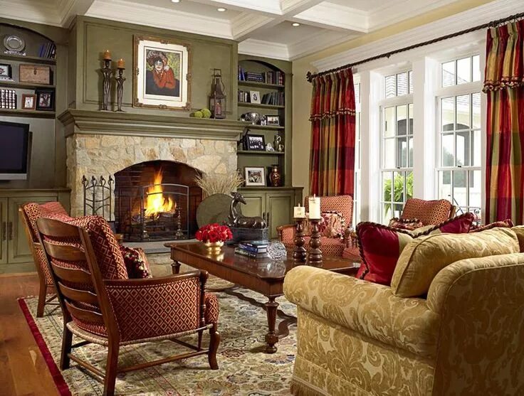 Кантри в интерьере квартиры гостиная Pin by Alla on Country/ Cottage/ Farmhouse/ Beach Style Farm house living room, 