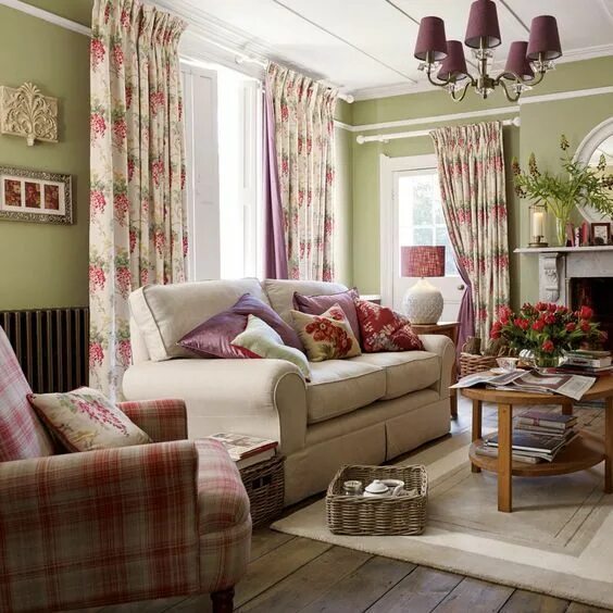 Кантри в интерьере квартиры гостиная Ispirazione British #2 : 15 Bellissime Stanze in stile Country! Home - Handmade 