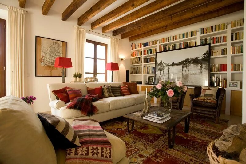 Кантри в интерьере квартиры гостиная Country style interiors, Country style living room, Country interior