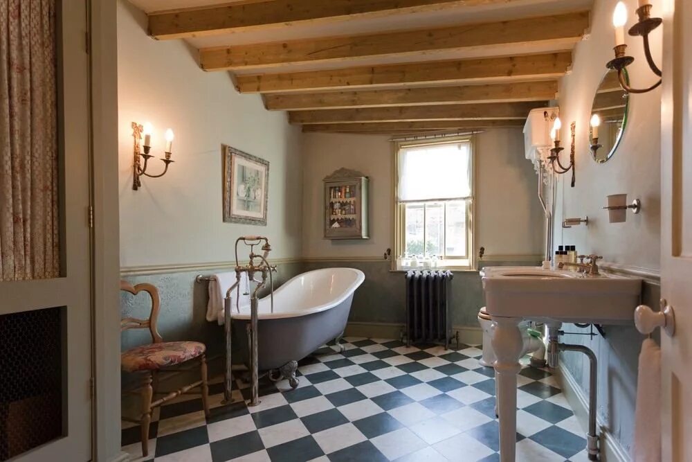 Кантри в интерьере ванны Ванная комната в стиле кантри: особенности, фото Bathroom style, Country bathroo