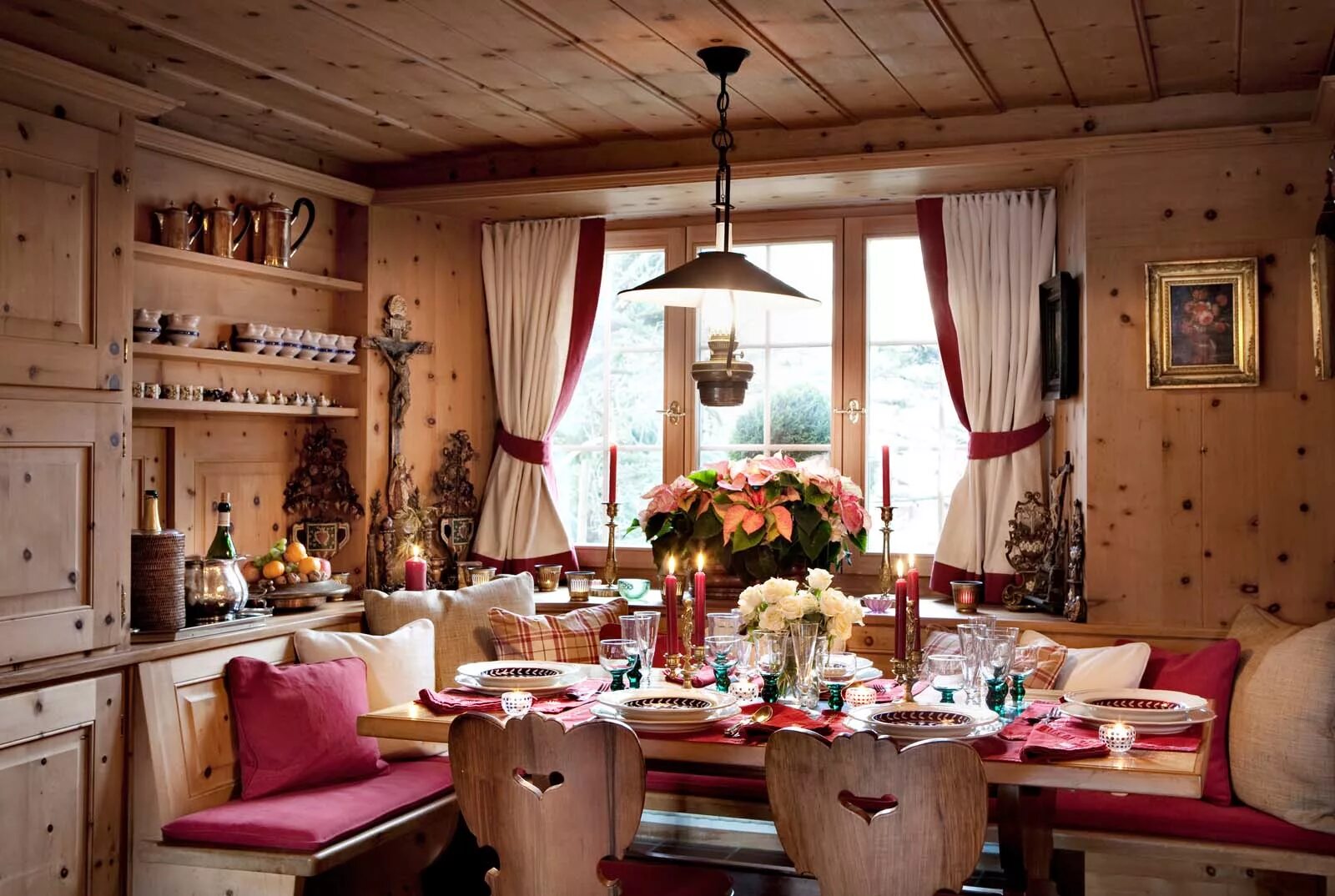 Кантри в интерьере загородного дома фото Chalet Maldeghem Luxury Chalet in Klosters to rent SkiBoutique