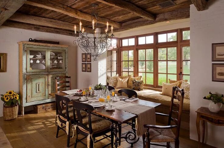 Кантри в современном интерьере Dining Room Ideas - Design Inpiration French country dining room, Dining room fr