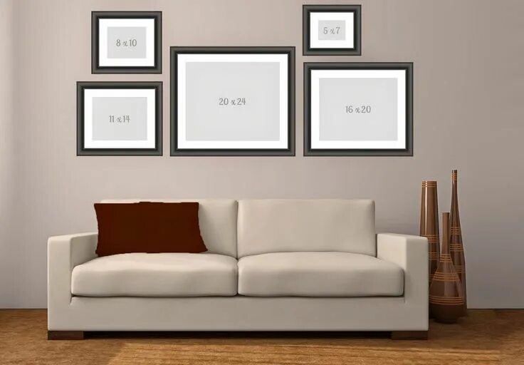 Канвас в интерьере фото Wall Art - Making a Canvas or Print Grouping Fotos de pared, Cuadros, Pared