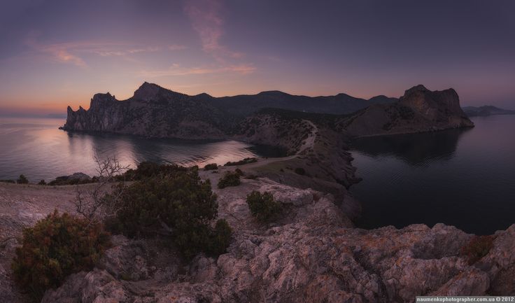 Капчик крым фото Новый Свет. Панорама с мыса Капчик.