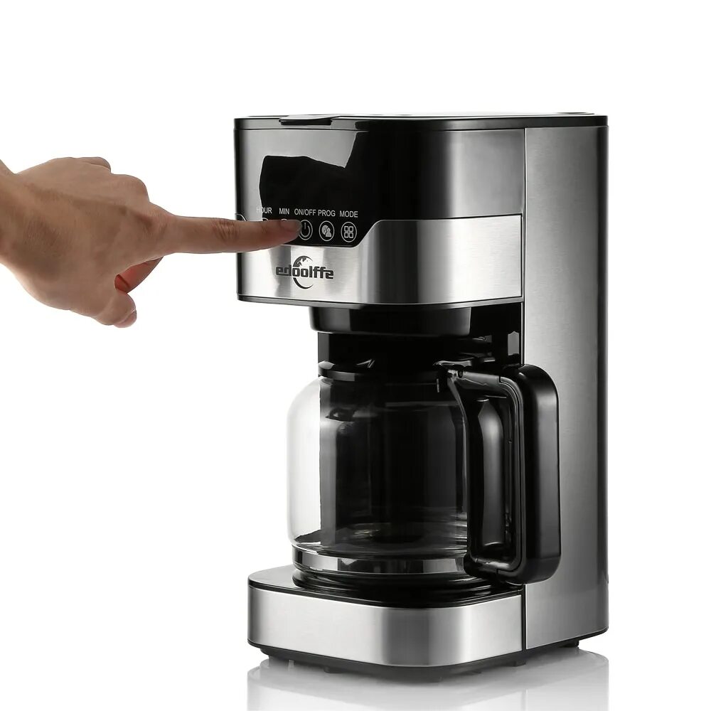 Капельные кофеварки для дома оптимальный вариант Smart Programmable Drip Coffee Machine With Glass Pot 1.5L Offer - BuyMoreCoffee